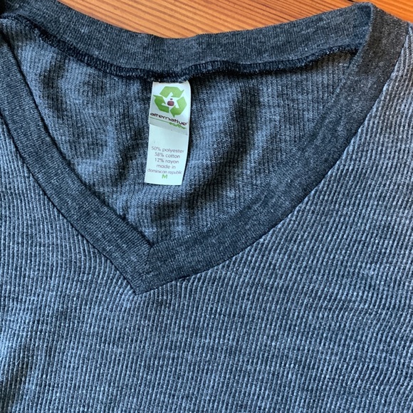 Striped v-neck cardigan - Picture 2 of 3